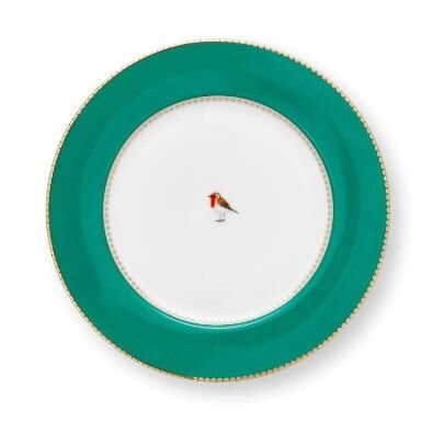 Love Birds Yeşil Tabak  21 cm