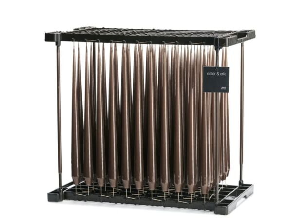 Taper candles hazelnut Lacquer 32 cm