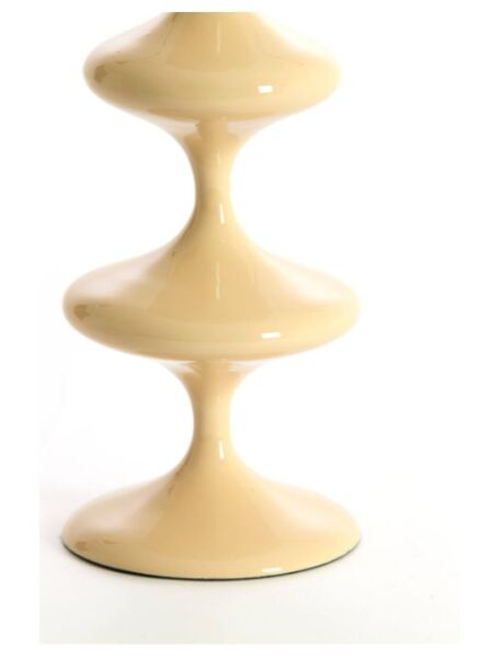 Vireen Metal Mumluk Parlak Bej – 34,5 cm