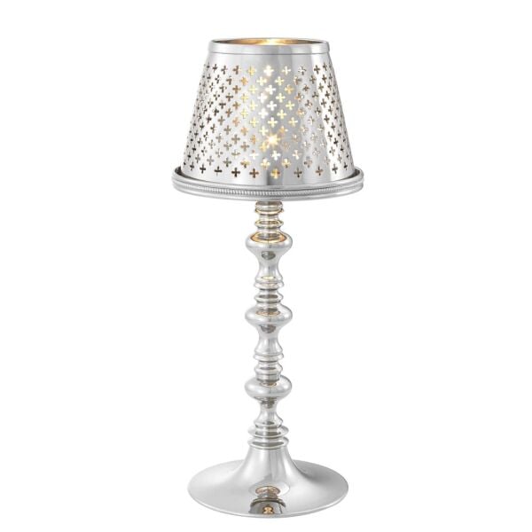 TEALIGHT HOLDER WITH SHADE EVREUX