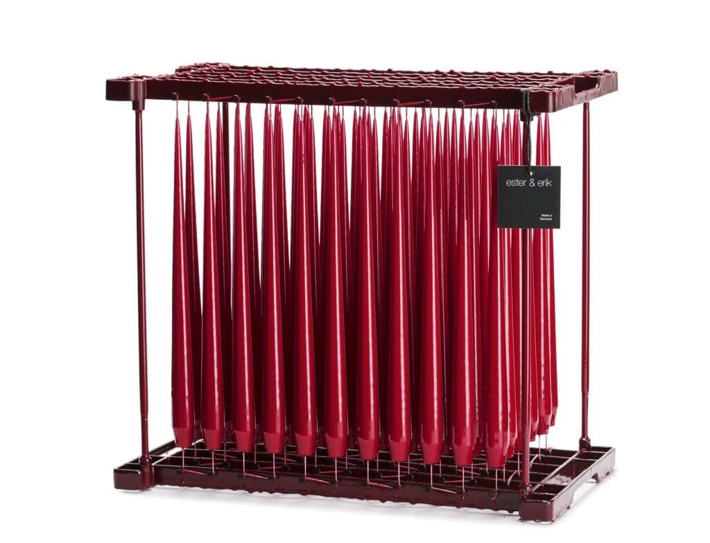 Taper candles winter berry | Lacquer 32 cm