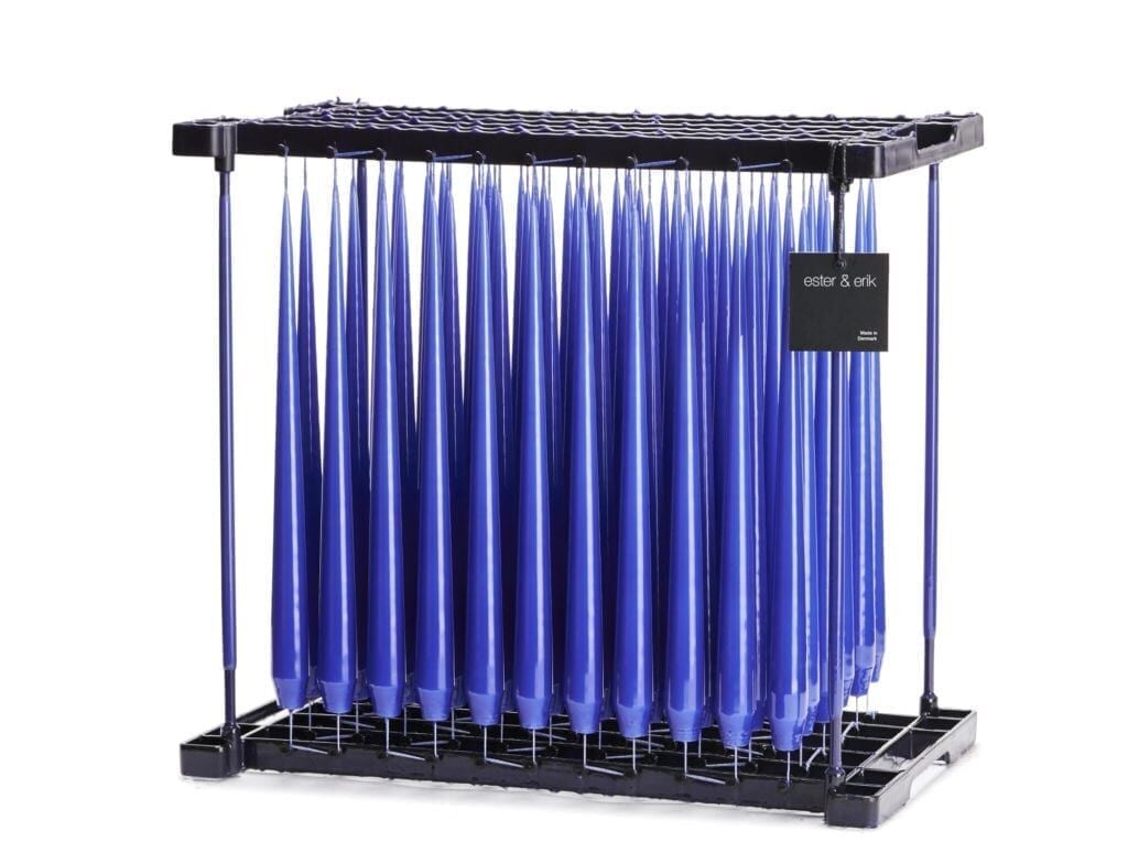 Taper candles cornflower | Lacquer 32 cm
