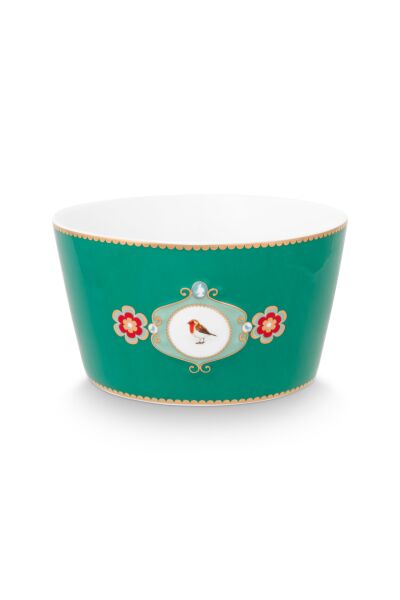 Love Birds Yeşil Kase 15 cm