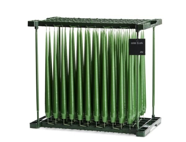 Taper candles cut grass | Lacquer 32 cm