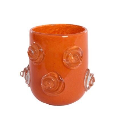 Barenda Cam Vazo Turuncu – Ø20,5x21 cm