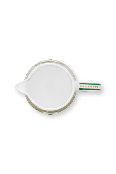 Love Birds Yeşil Madalyon Desenli Sütlük 270 ml