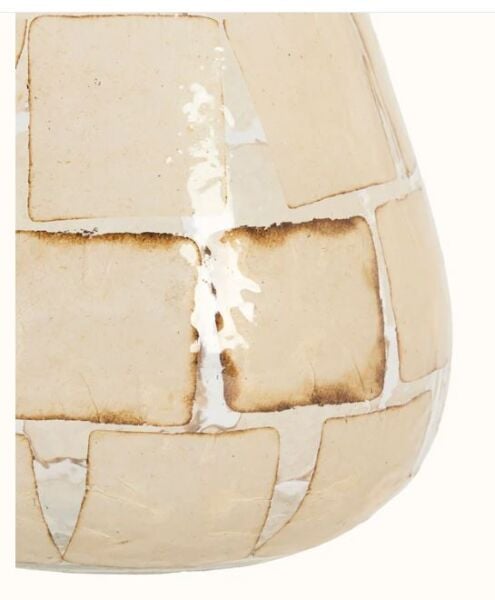 Kuala Cam Tealight Mumluk Şeffaf & Sand – 14x14 cm