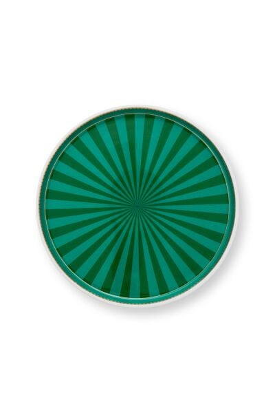 Love Birds Yeşil Mini Kek Standı 24 cm