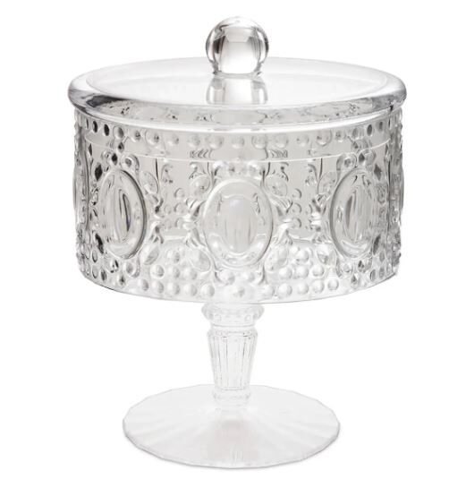 Baroque Rock Cake Mini Bisküvi Kavanozu Şeffaf