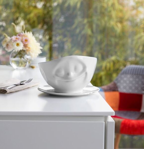 Happy- beyaz kase, 1000 ml