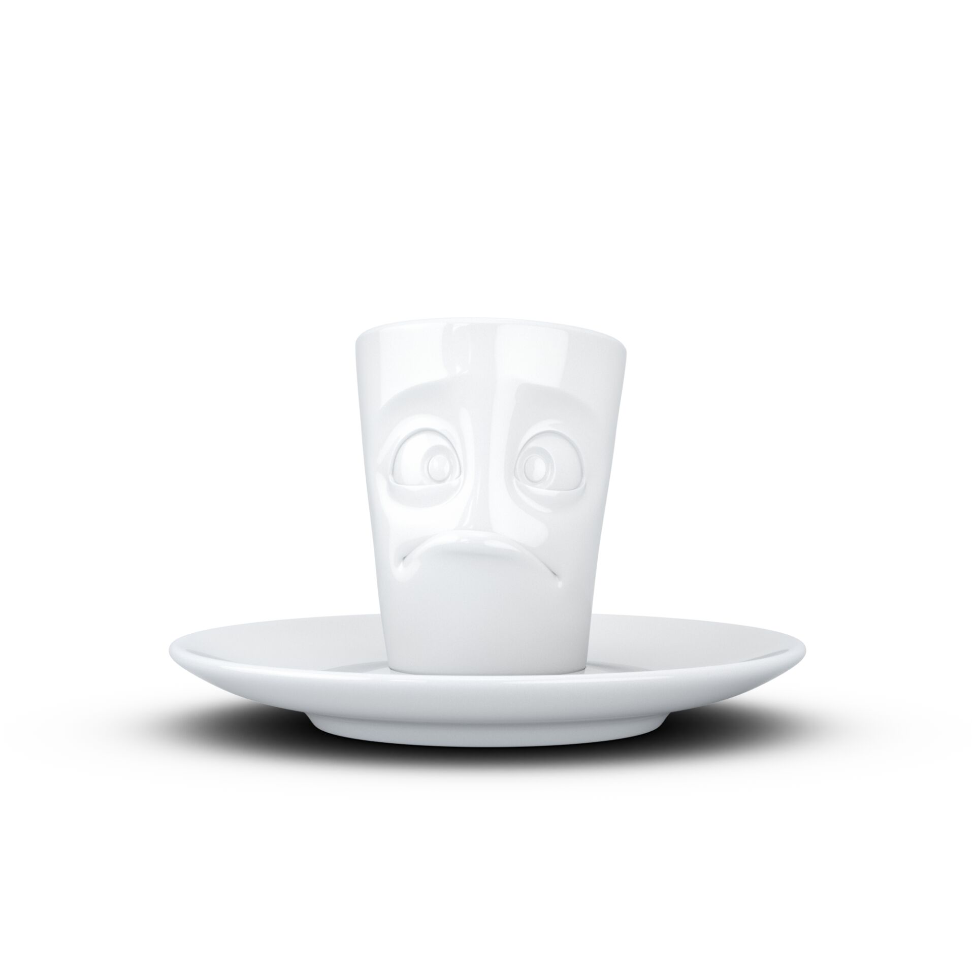 Baffled- beyaz kahve fincanı, 80 ml