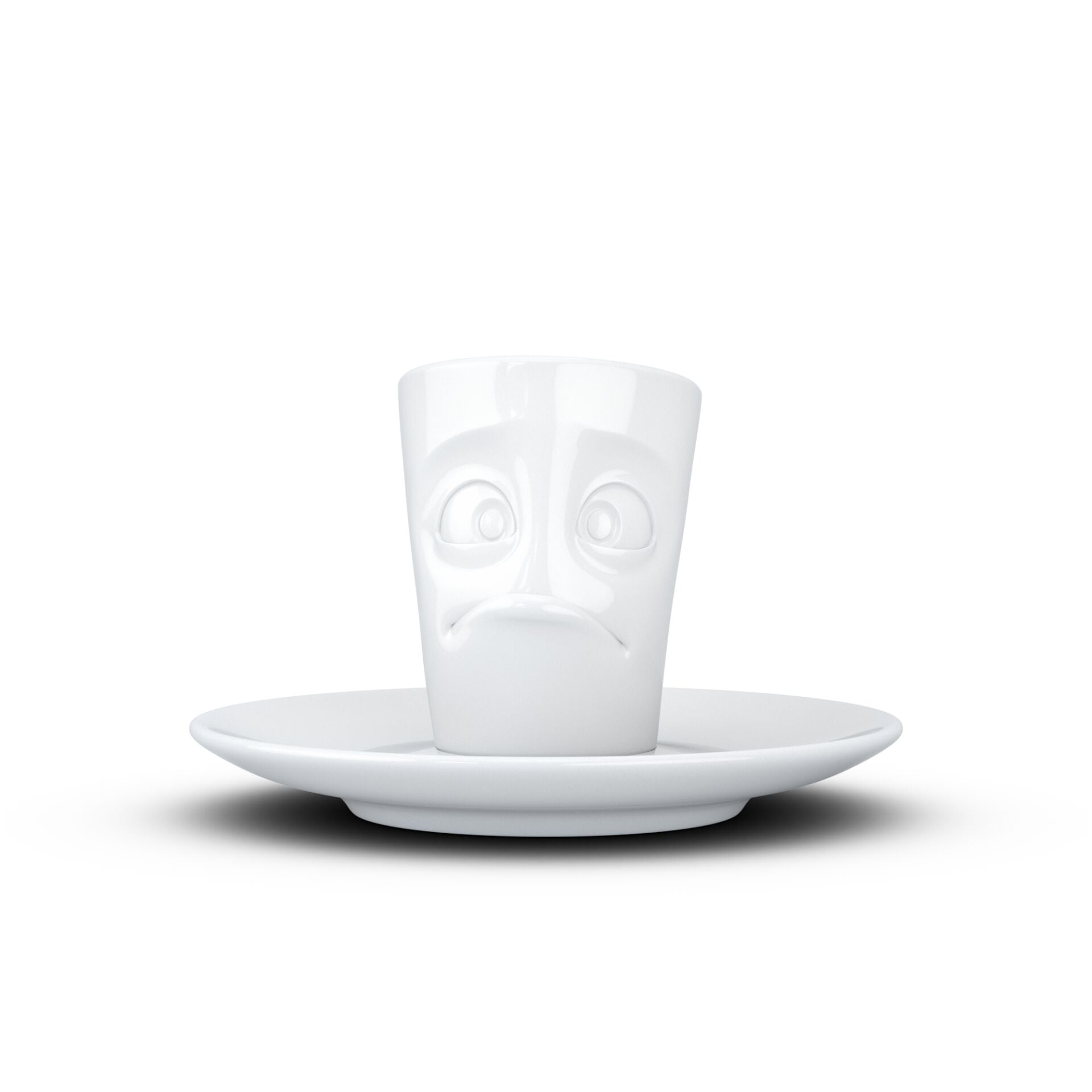 Baffled- beyaz kahve fincanı, 80 ml