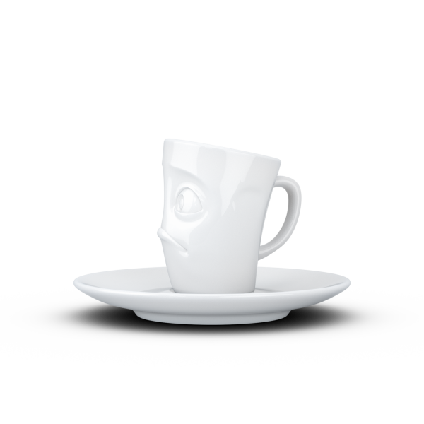 Baffled- beyaz kahve fincanı, 80 ml