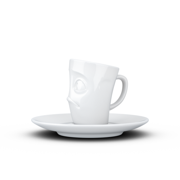 Baffled- beyaz kahve fincanı, 80 ml