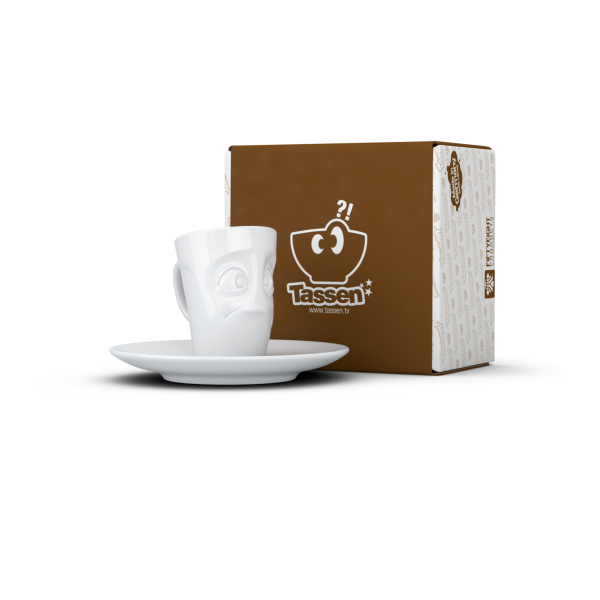 Baffled- beyaz kahve fincanı, 80 ml