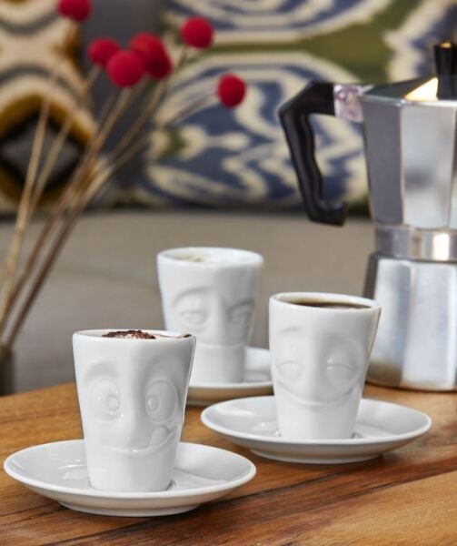 Cheery- beyaz kahve fincanı, 80 ml