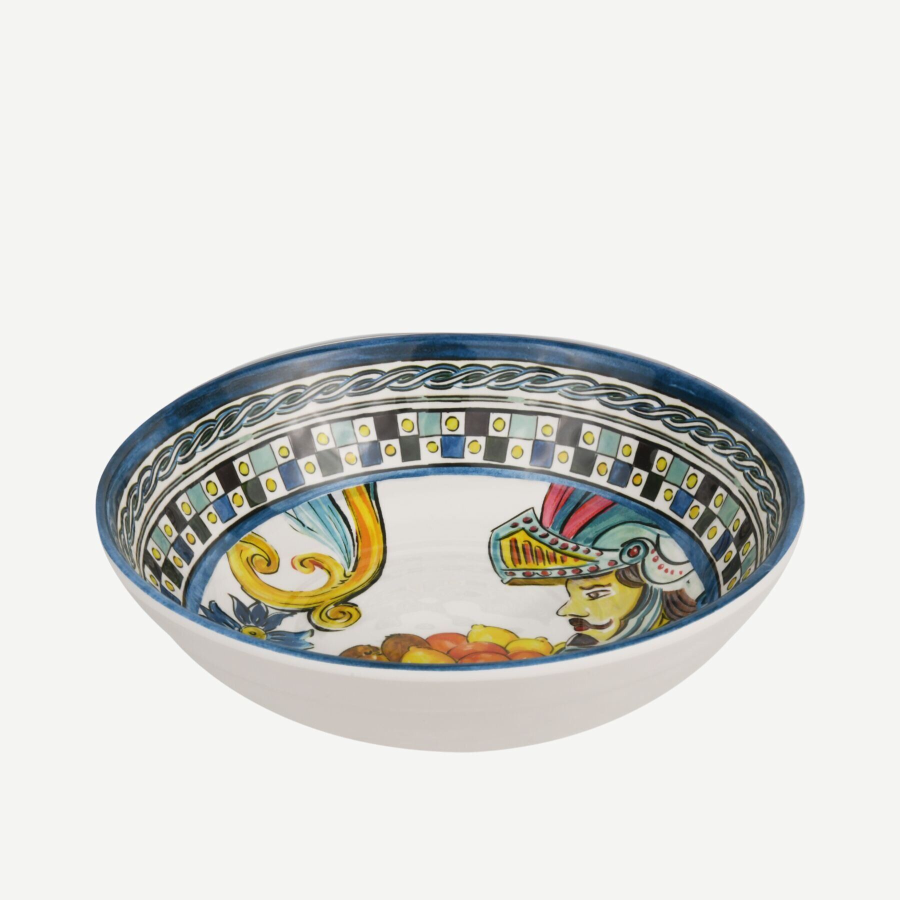 MAVİ BAROK ÇORBA TABAĞI 23CM
