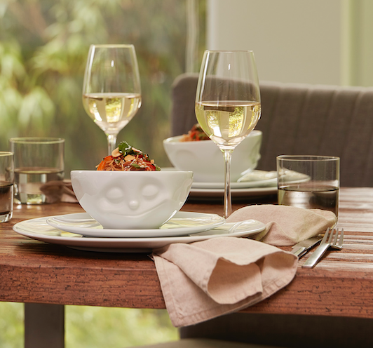 Happy- beyaz kase, 350 ml