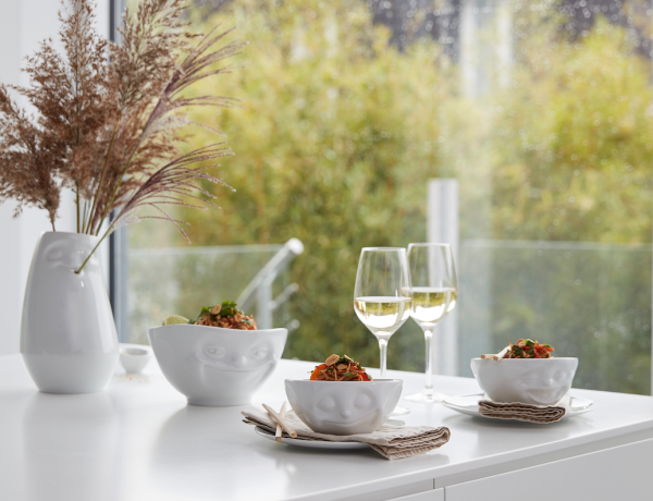 Happy- beyaz kase, 350 ml