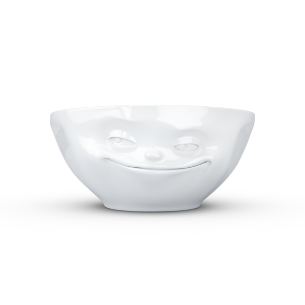 Grinning- beyaz kase, 350 ml