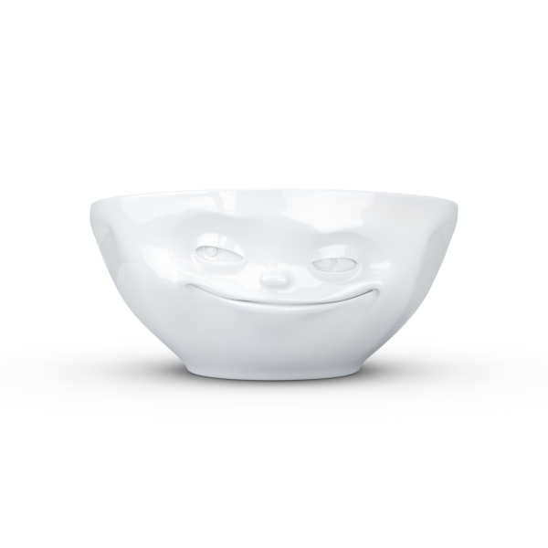 Grinning- beyaz kase, 350 ml