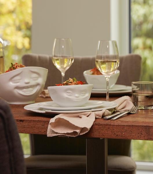 Grinning- beyaz kase, 350 ml