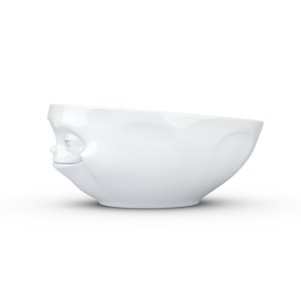 Grinning- beyaz kase, 350 ml