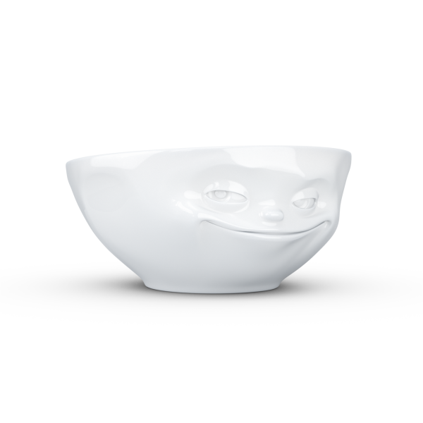 Grinning- beyaz kase, 350 ml
