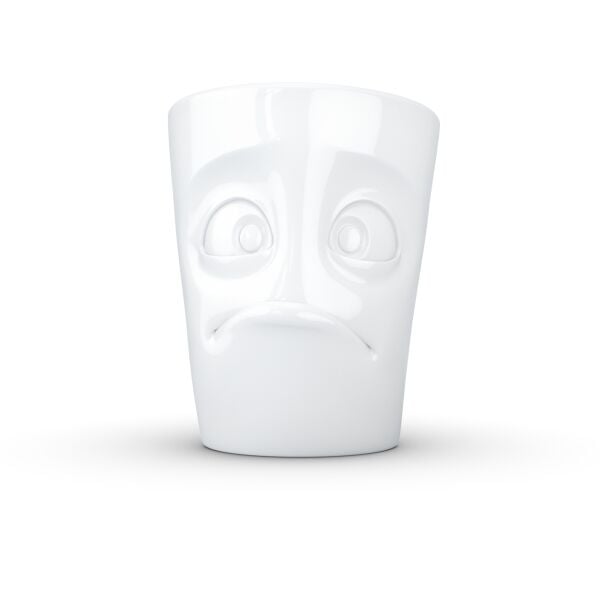 Baffled- beyaz kupa, 350 ml