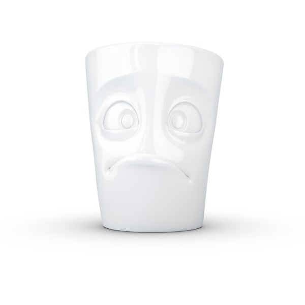 Baffled- beyaz kupa, 350 ml