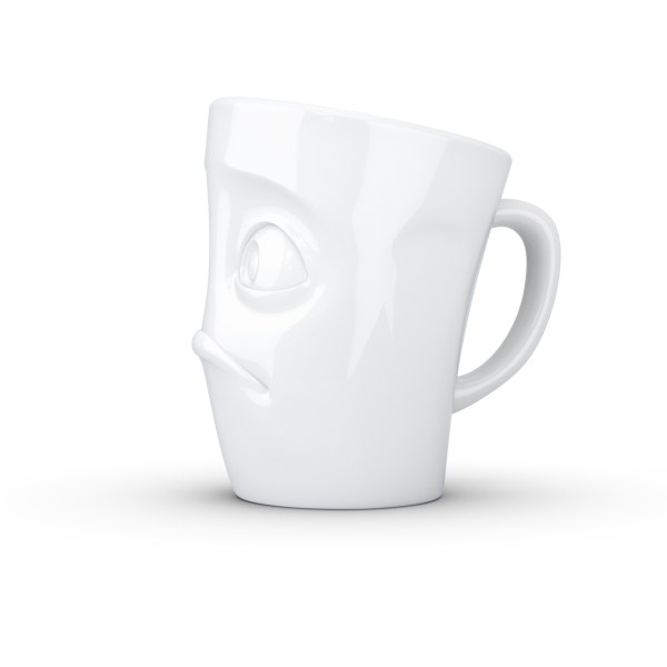 Baffled- beyaz kupa, 350 ml