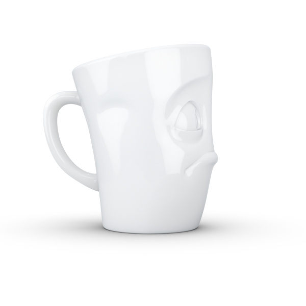 Baffled- beyaz kupa, 350 ml