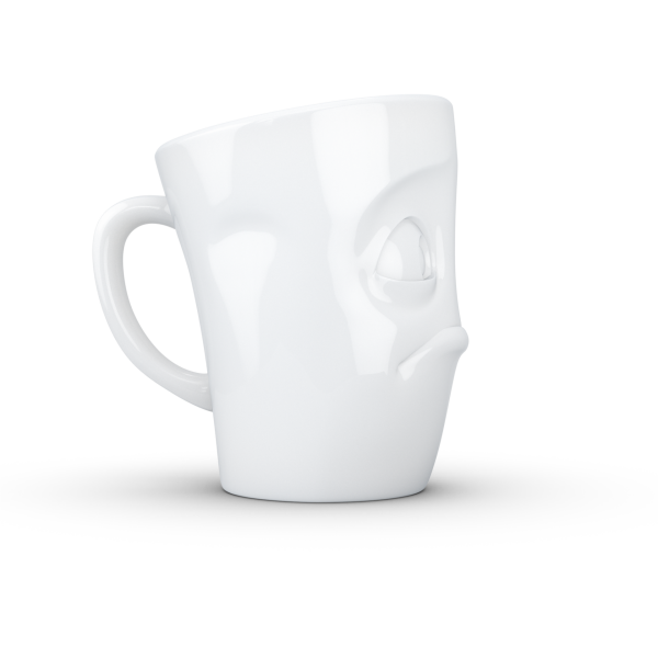 Baffled- beyaz kupa, 350 ml