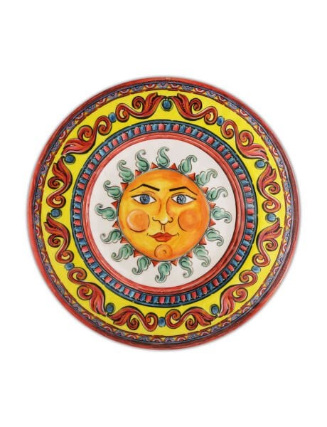 Turuncu Barok Tabak 21,5 cm