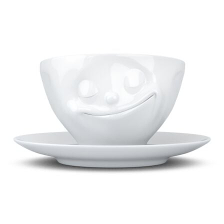 Happy- beyaz çay fincanı, 200 ml