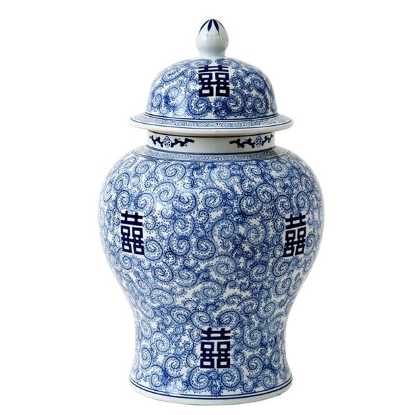 VASE GLOMOUR CHINESE BLUE XL