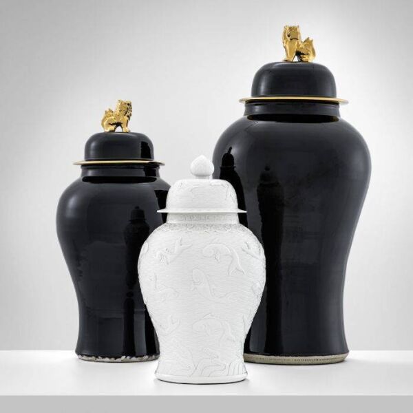 VASE GOLDEN DRAGON L