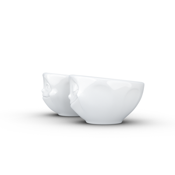 Dreamy & Happy- beyaz ikili küçük kase set, 100 ml