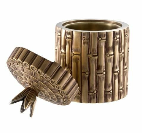 Box Bamboo round vintage