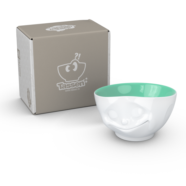 Happy içi yeşim renk kase, 500 ml