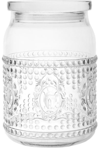 BAROK ŞEFFAF KAVANOZ - 900 ML