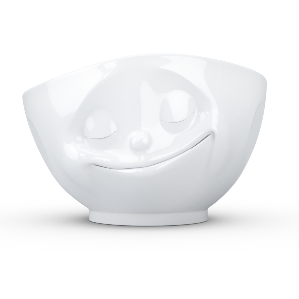 Happy - beyaz kase, 500 ml