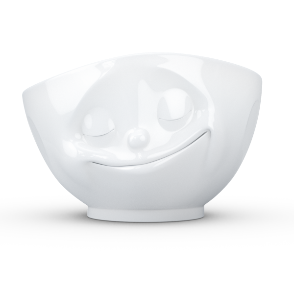 Happy - beyaz kase, 500 ml