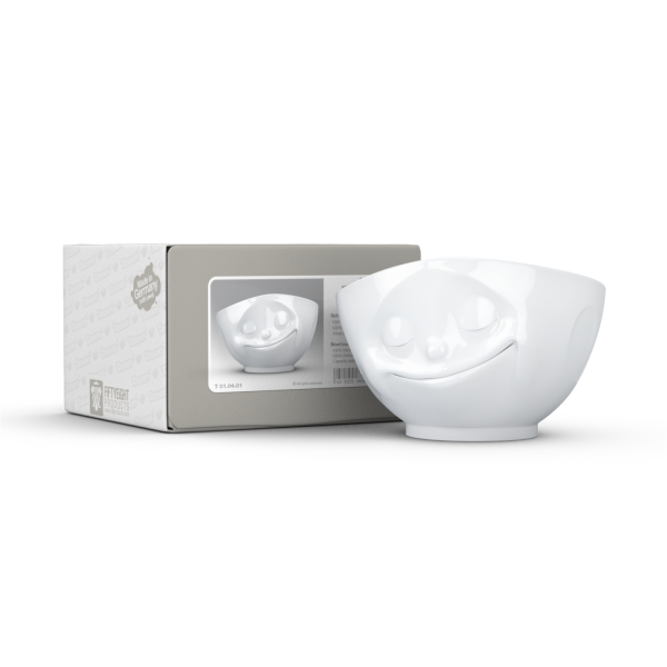 Happy - beyaz kase, 500 ml