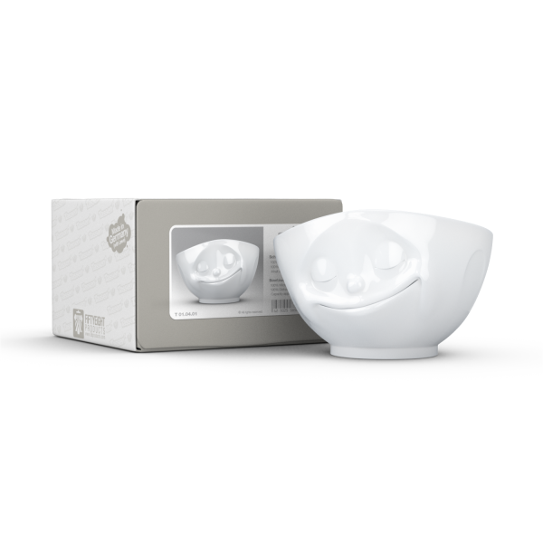 Happy - beyaz kase, 500 ml