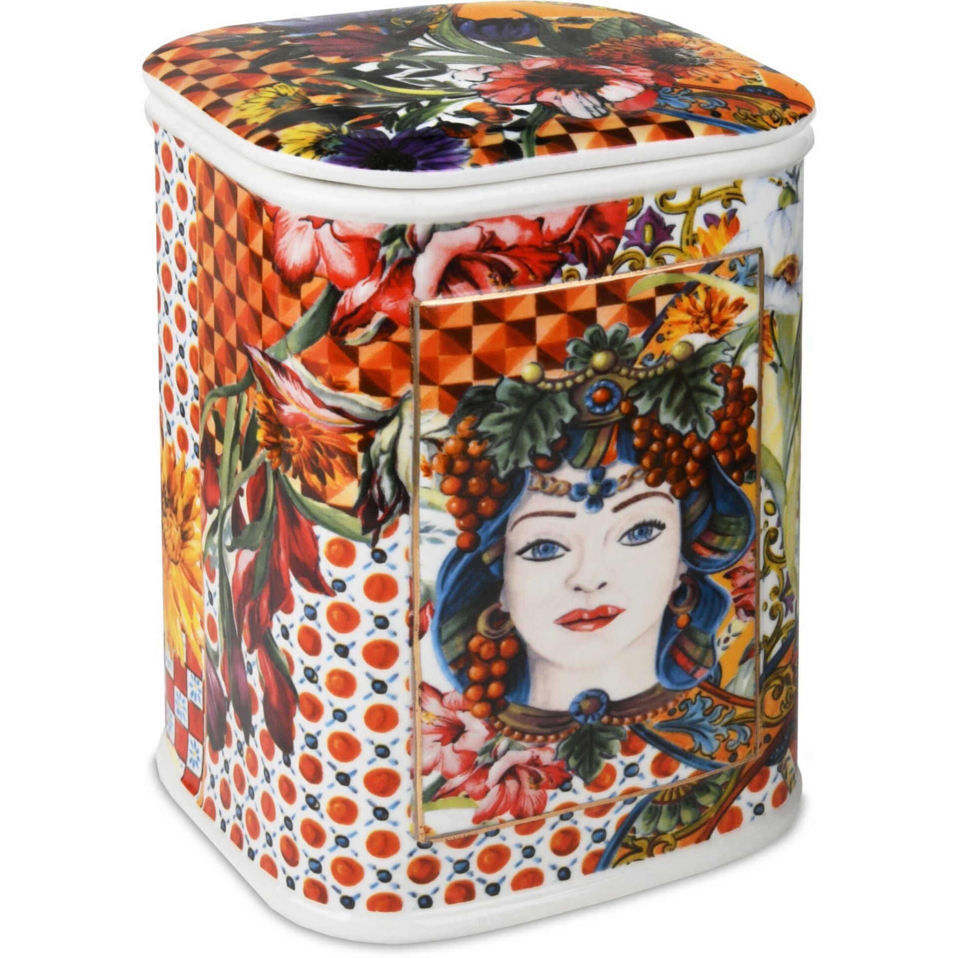 Milano Mercan Mıdı Porselen Kavanoz