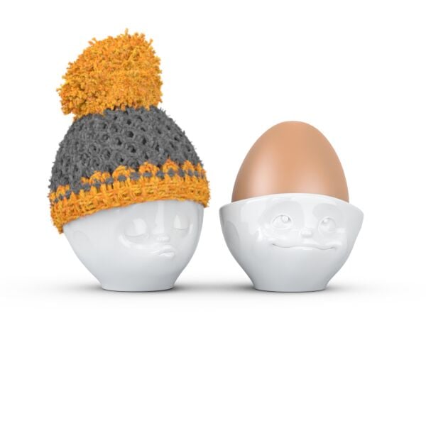 Yumurtalık şapkası gri / turuncu