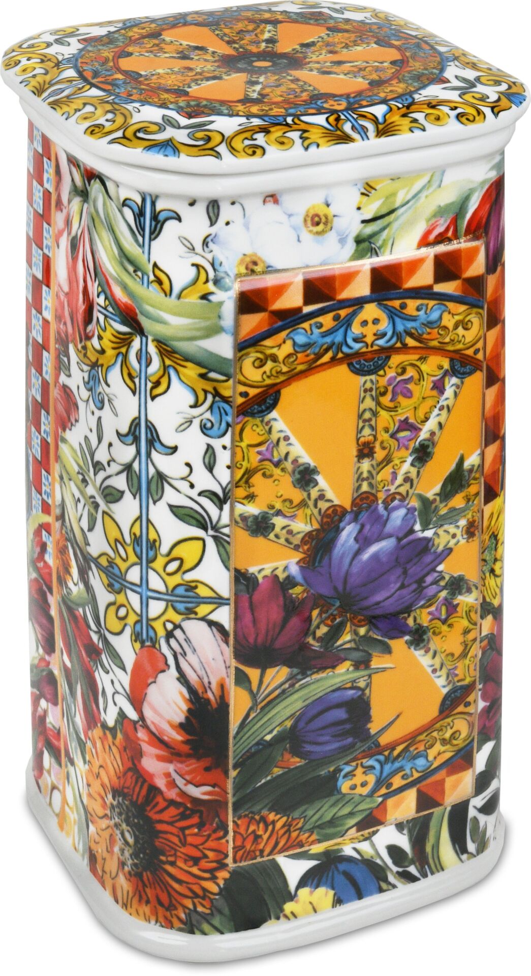 Baci Milano Porselen Kavanoz - Mercan