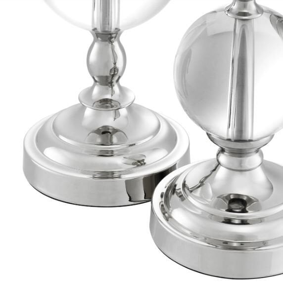 Object Zamora nickel finish set of 2 S & L