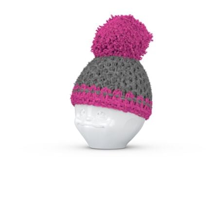 Yumurtalık şapkası gri / magenta